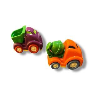 Vintage Keenway Colorful Toy Trucks Set